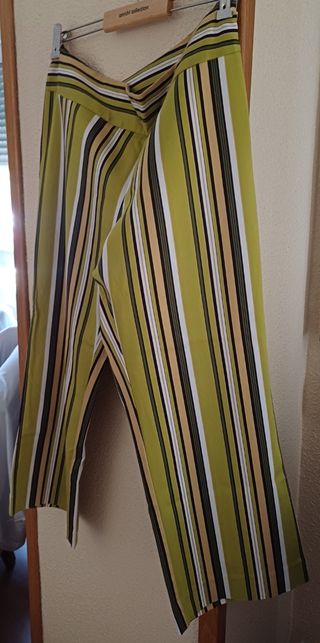 Pantalón pirata rayas