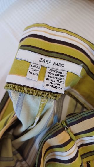 Pantalón pirata rayas