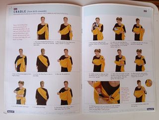 Bandolera pañuelo mochila portabebé HOPPEDIZ