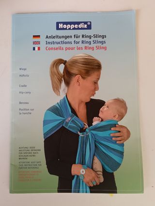 Bandolera pañuelo mochila portabebé HOPPEDIZ