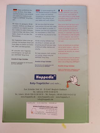 Bandolera pañuelo mochila portabebé HOPPEDIZ