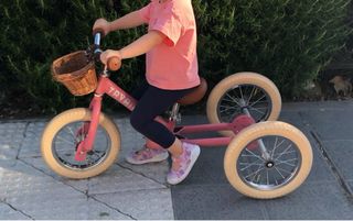 Bicicleta sin pedales tres ruedas 