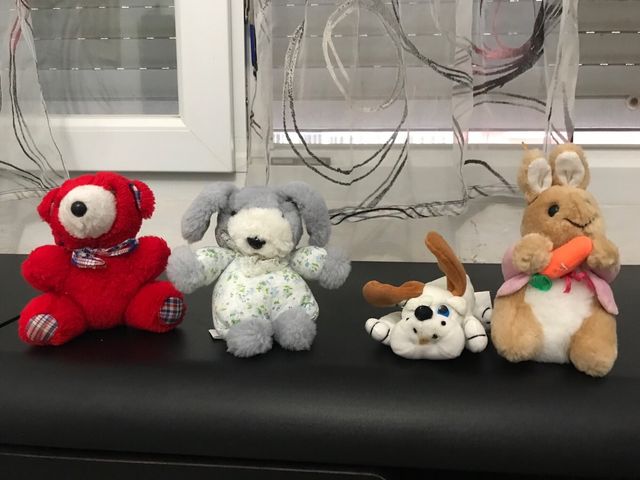Lote peluches tamaño pequeño