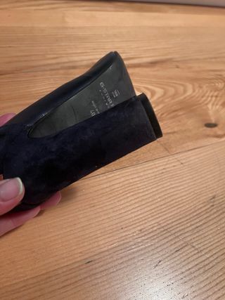 Zapatos tacón ante marino GSTAR Talla 40