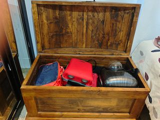 Arcón rustico de madera