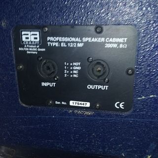 Altavoces Pro AACRAFT EL12/2, de 200W RMS