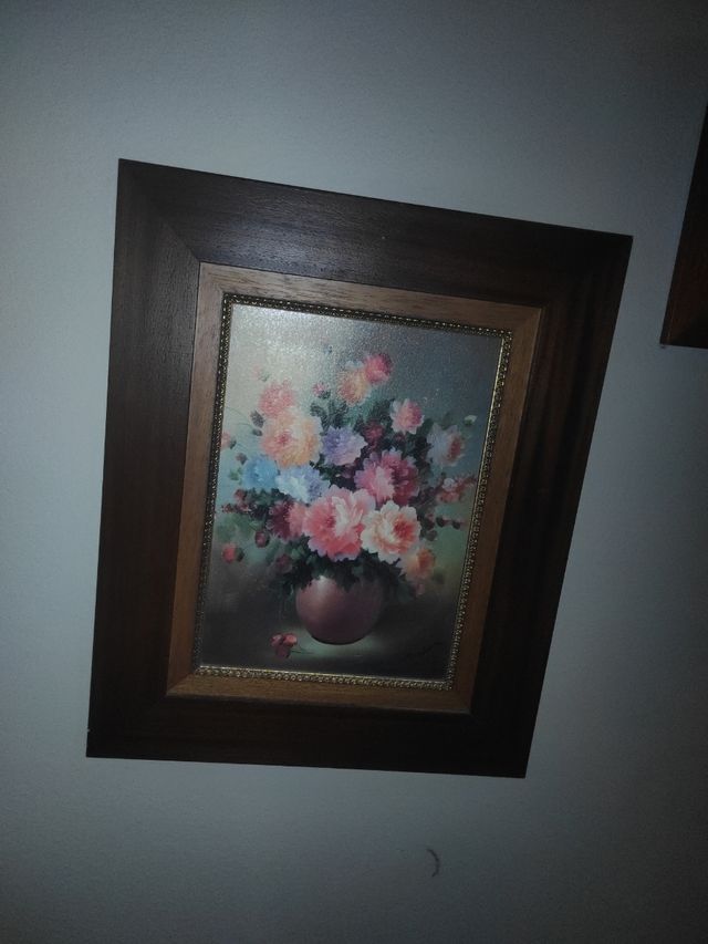 Cuadro jarrón de flores ÚLTIMA OFERTA 5 EUROS