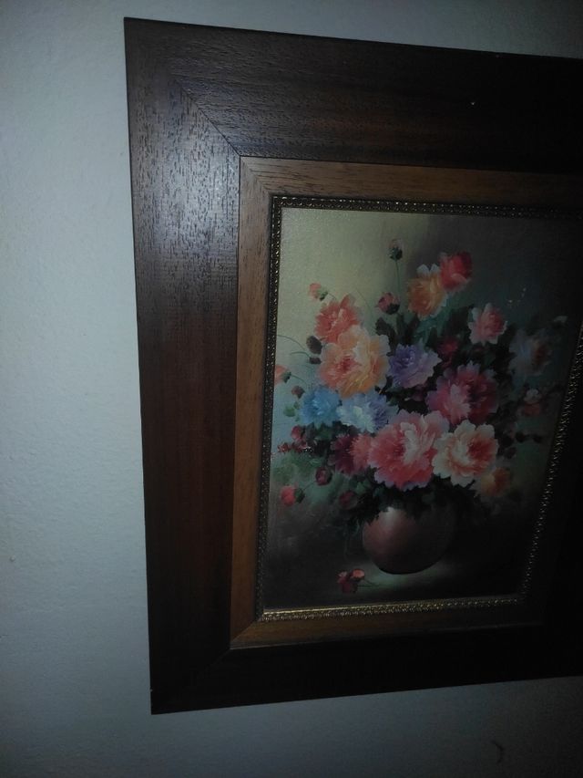 Cuadro jarrón de flores ÚLTIMA OFERTA 5 EUROS
