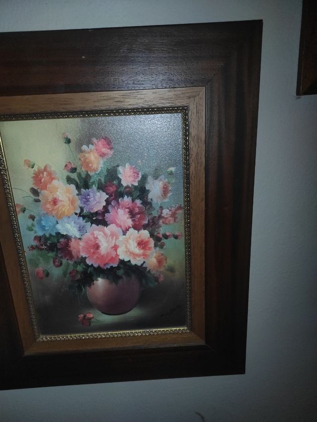 Cuadro jarrón de flores ÚLTIMA OFERTA 5 EUROS