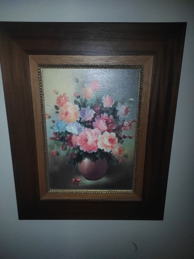 Cuadro jarrón de flores ÚLTIMA OFERTA 5 EUROS