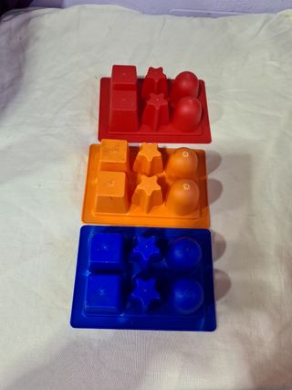 Cubiteras moldes geometricos