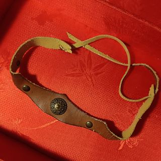 Tiara de cuero o imitación vintage