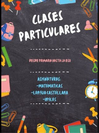 clases ESO y primaria