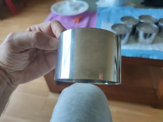 6 Moldes de acero inoxidable. Muy buena calidad.