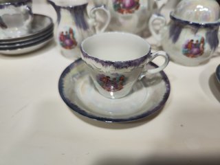 Juego de café porcelana 6 servicios