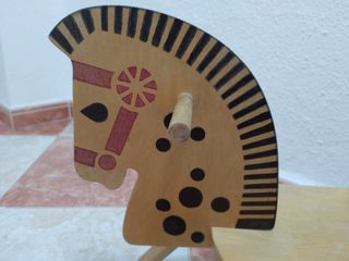 CABALLO MADERA - VINTAGE -