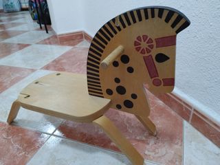 CABALLO MADERA - VINTAGE -