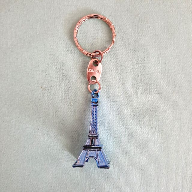 Portachiavi  souvenir della francia nuovi 4 colori