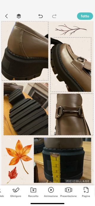 Scarpe in similpelle nuove senza scatola