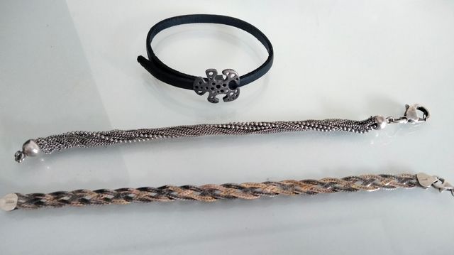 Pulseras de plata