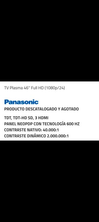 TV PANASONIC 46"