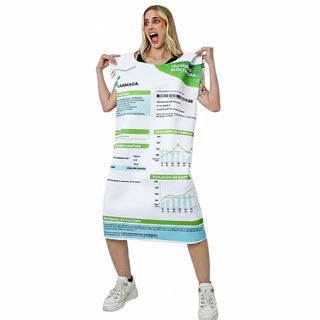 DISFRAZ DE FACTURA DE LA LUZ ADULTO