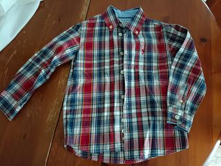 Camisa cuadros niño