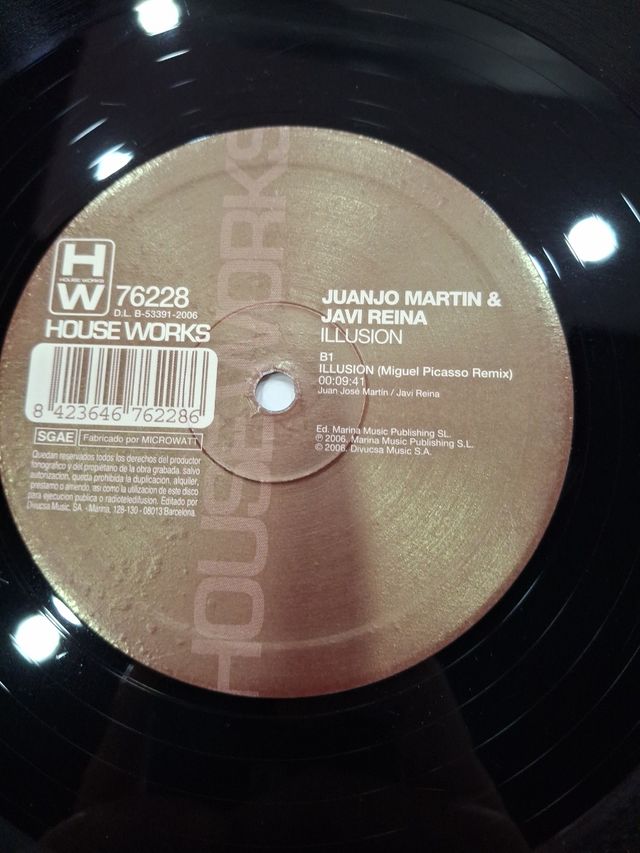 VINILO ILLUSION JUANJO MARTIN Y JAVI...