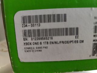 Xbox one S 1T