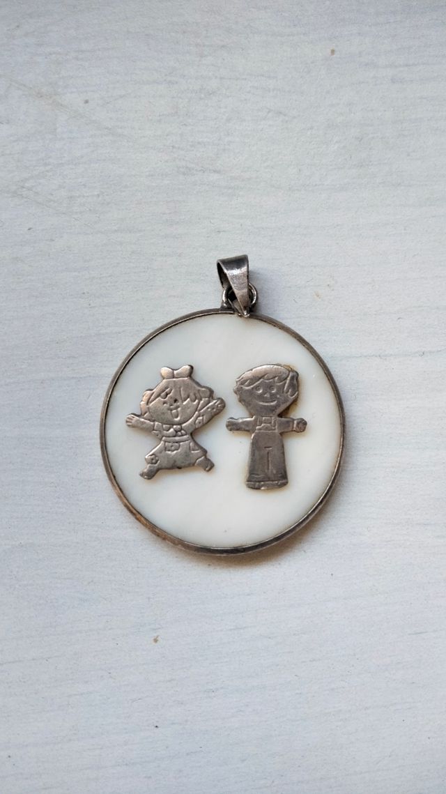 Colgante niño niña