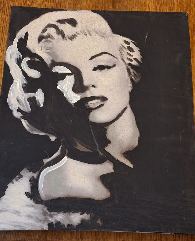 Cuadro óleo Marilyn