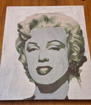 Cuadro óleo Marilyn