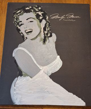 Cuadro óleo Marilyn