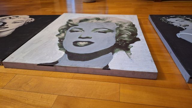 Cuadro óleo Marilyn
