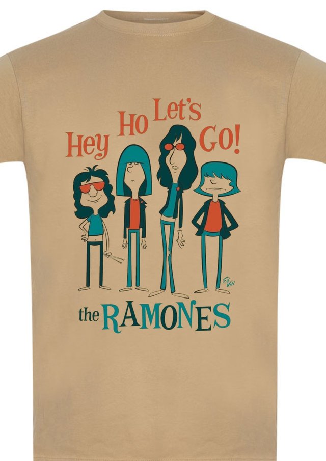 Camiseta Ramones cómic