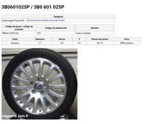 Llantas Volkswagen 17" 5.112