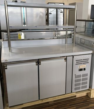 MESA REFRIGERADA TRABAJO 2 PUERTAS