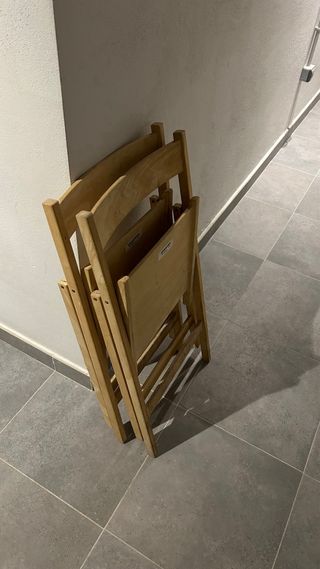 Sillas madera plegables IKEA