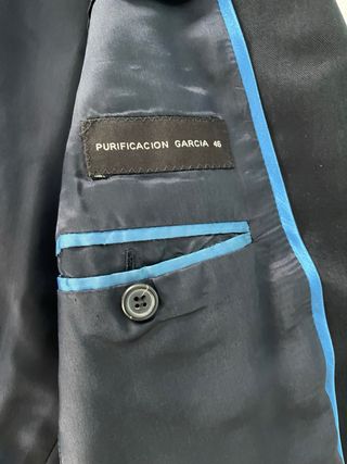 Americana azul Purificación Garcia