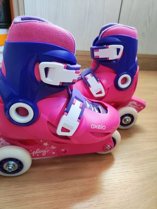 Patines en linea oxelo rosa 