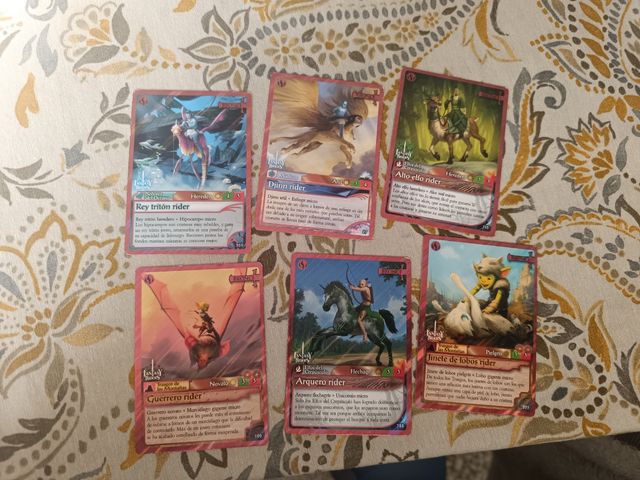 Cartas fantasy Riders 2018