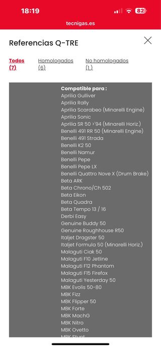 Escape ApriliaSR, Beta, Minarelli, Yamaha, Peugeot