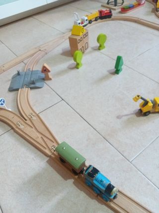 Circuito tren madera