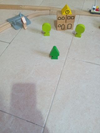 Circuito tren madera