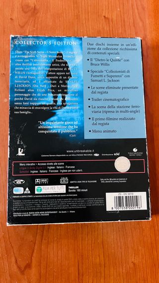Unbreakable  collectors  editon dvd 