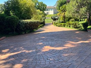 Cemento impreso pulido 