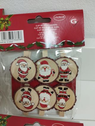 Pack pinzas navideñas
