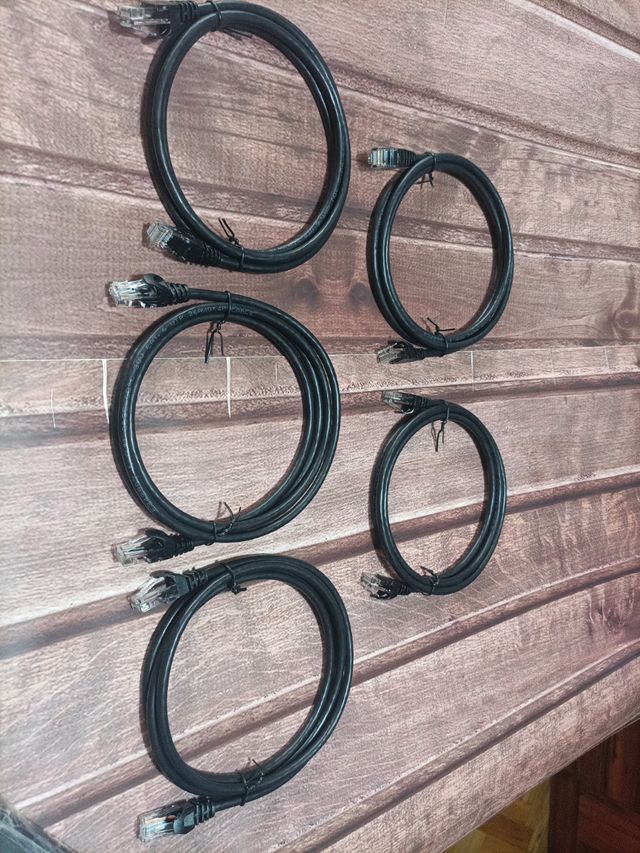 Cable Ethernet Cat6 1M, 5 piezas