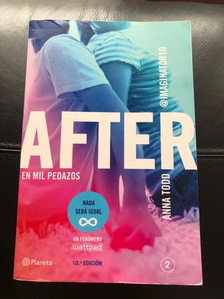 Libros AFTER 1, 2, 3 y 4 de ANNA TODD Tapa blanda