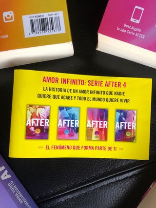 Libros AFTER 1, 2, 3 y 4 de ANNA TODD Tapa blanda